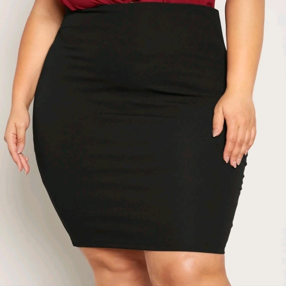 Shein Plus High Waist Skirt